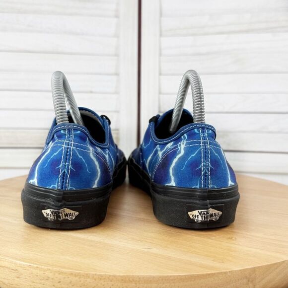 Vans Authentic Lightening Storm Low Top Sneakers Blue 6.5 Men 8 Women - Picture 6 of 10